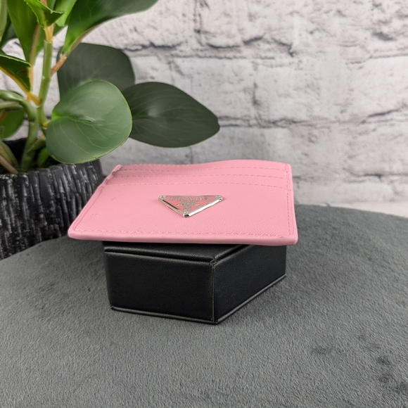 Prada front pocket wallet card case, pink - Picture 11 of 14